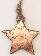 HOLZ-STERN-HÄNGER 10cm mit