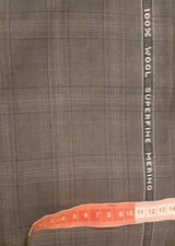 3,5 M Wolle Super 120 Grau