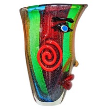 Glasvase vase gesicht glas - glasvase, im