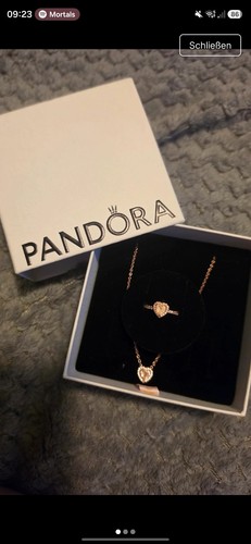 Pandora halskette roségold - halskette,
