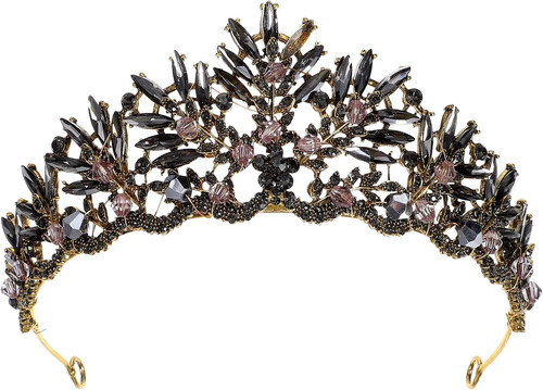 Vintage damen tiara - tiara, schwarze