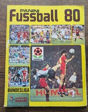 Panini Fussball 80 Bundesliga/ Europameisterschaft Sammelalbum komplett