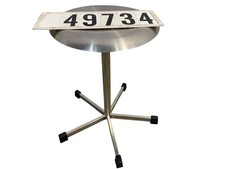 Maquet Edelstahl OP-Hocker Arzt Praxis Krankenhaus Hocker Höhenverstellbar 49734