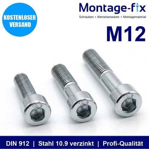 M12 zylinderschrauben din - m12, 912