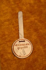 Märklin Prüfsiegel orange