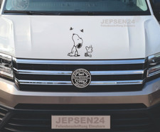 2 Aufkleber Snoopy + Woodstock