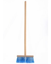 Ondis24 Kinderbesen Besen für Kinder geschliffener Stiel blau Straßenbesen Holz