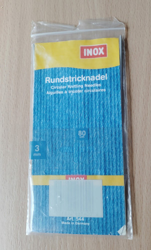 Rundstricknadel von inox 3mm - inox,
