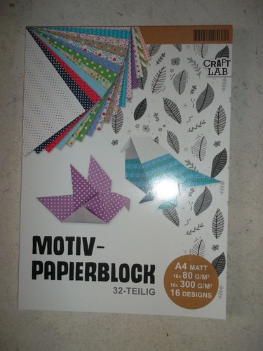 Motiv papierblock bastelpapier - motiv-papierblock,