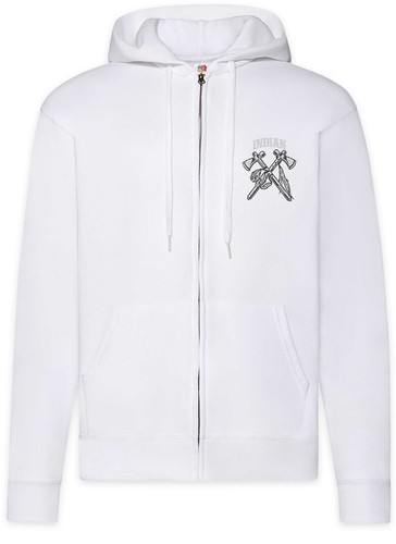 Indian tomahawks zipper hoodie - indian,