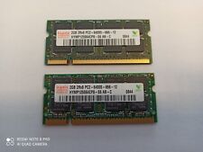 Hynix 4GB (2x2GB) DDR2 SODIMM HYMP125S64CP8-S6 AB 2Rx8 PC2-6400S-666-12 RAM
