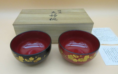 Aizu lack paar suppenschalen - paar,