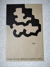Chillida Poster Reproduktion 2024 von 1982 86x55cm Arte abstracto