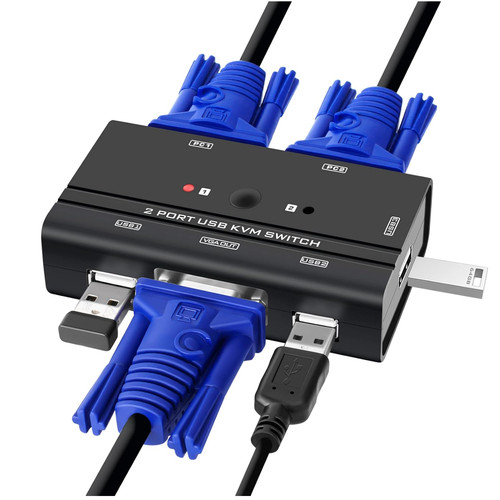 Kvm switch port vga - port, 2