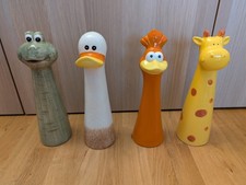 4x Porzellanfiguren Tiere