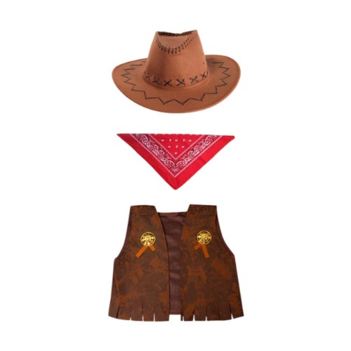 Western cowboy kostüm set - western, -kostüm