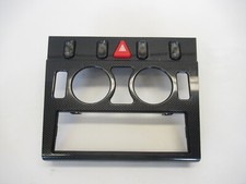 Mercedes C Klasse Satz Mittelkonsole Aschenbecher Blenden Lüftung Carbon Optik