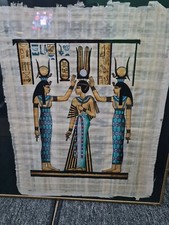 Papyros Gemälde Pharaonin Bild Pharaonen symbolik