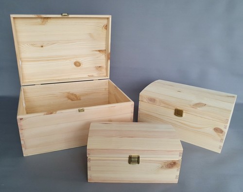 Holztruhe einfach holz - holztruhe,