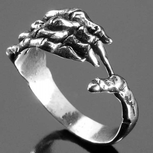 Feiner 925 silber - ring, mit