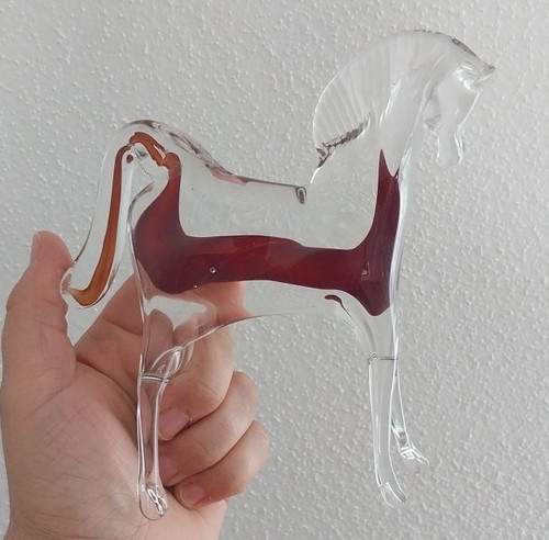 Glasfigur pferd - glasfigur,