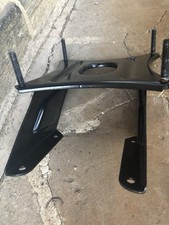 LAMBRETTA FLACHER RESERVERADTRÄGER IN SCHWARZ (mit 40mm Gewinde) SIEHE INFO.