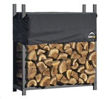 Kaminholzregal Brennholzlager 120cm Holzregal Kaminholzaufbewahrung B-Ware