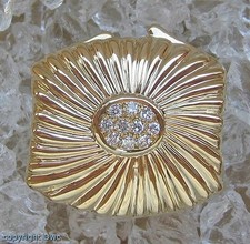 Schliesse für Ketten Perlen Verschluss 585 Gold mit Brillanten Diamant Edles