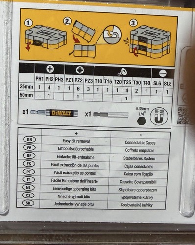 Dewalt tough case bit - case+, mit