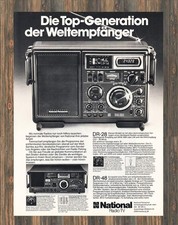 National Panasonic DR-28 DR-48 - Reklame Werbeanzeige Original-Werbung 1978