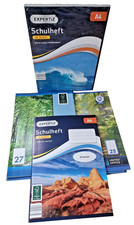 24 Schulhefte Schreibhefte Konvolut / A4 / Lineatur 22, 25, 26, 27, 28 (K-U)