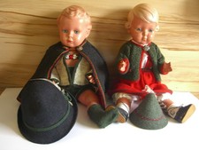 2 Schildkröt Puppen alt, 1