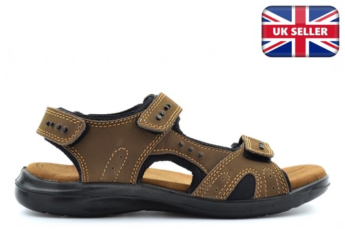 Herren leder sandalen - herren,
