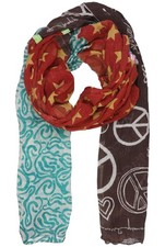 Plomo plata schal damen tuch - o,