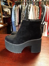 Gothic boots Stiefel Stiefeletten 36 emo grunge rock punk vegan