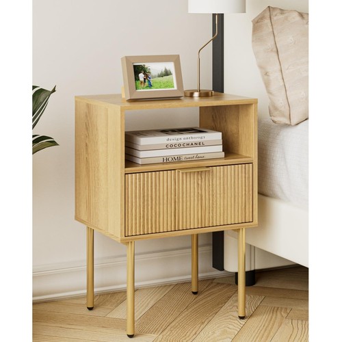 Nachttisch eiche holz - nachttisch,