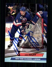 Uwe Krupp NHL USA Traiding Card Original Signiert + A 253605
