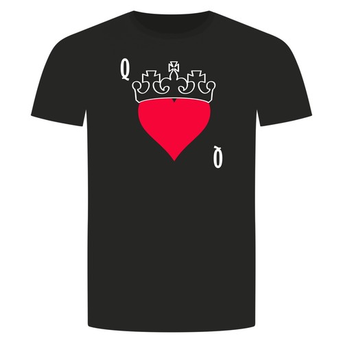 Herz königin shirt karten - königin, t-shirt