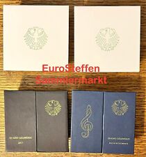 50 Euro Gold, Deutschland, Etui+ Schuber, Lutherrose u Musikinstrumente, Auswahl