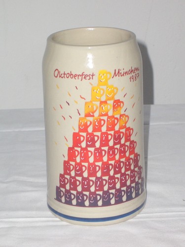 Oktoberfest jahreskrug 1987 - oktoberfest,