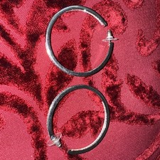 Swarovski Damen-Creolen Silber