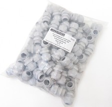 100x NSV ORL-05 Kabelverschraubung + Zugentlastung Kunststoff PG16 10-14mm IP68