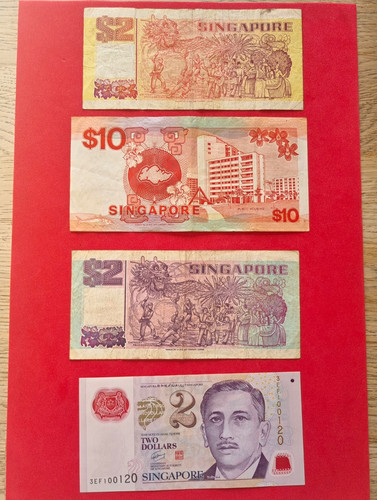 Seltenes set singapur dollar - singapur,