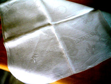 2  antike Leinen  Servietten