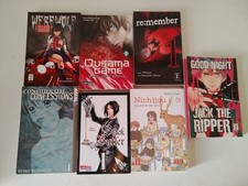 7 Mangas, Mystery, Black Butler,Werewolf Game,Ousama Game,Nichijou,re:member etc