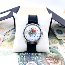 🌎 Vintage Sputnik Uhr