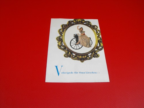 Alte werbung faltblatt - alte,