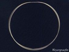 COLLIER-REIF Bicolor Edelstahl,5 strangig, Halsreif für Anhänger 40cm,Doppelclip