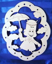 Fensterbild Wandbild aus Holz