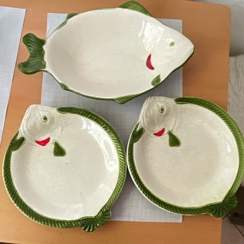 3er set keramik teller - 3er,